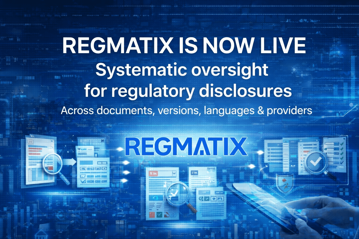 Kreios launches REGMATIX: New platform for systematic regulatory oversight